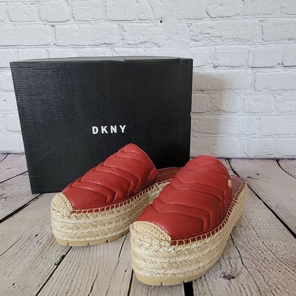 DKNY Ricki Espadrille Flatform Mules - Picture 2 of 8